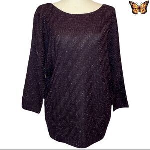 𝅺warehouse One Oversized 3/4 Sleeve Sweater Size Medium